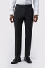 Charcoal Wool Blend Men's Suit Trousers
