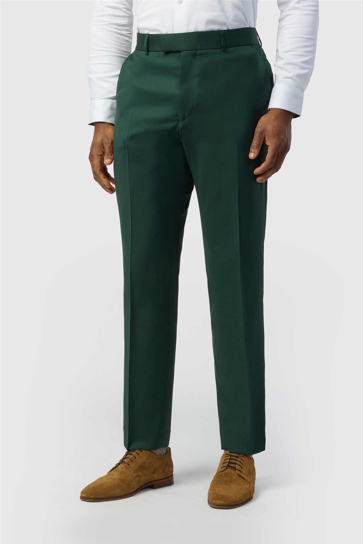Bespoke Green Men's Suit Trousers Main image