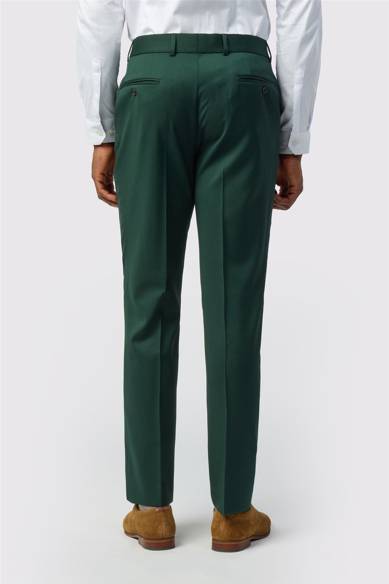 Bespoke Green Men's Suit Trousers Secondary image