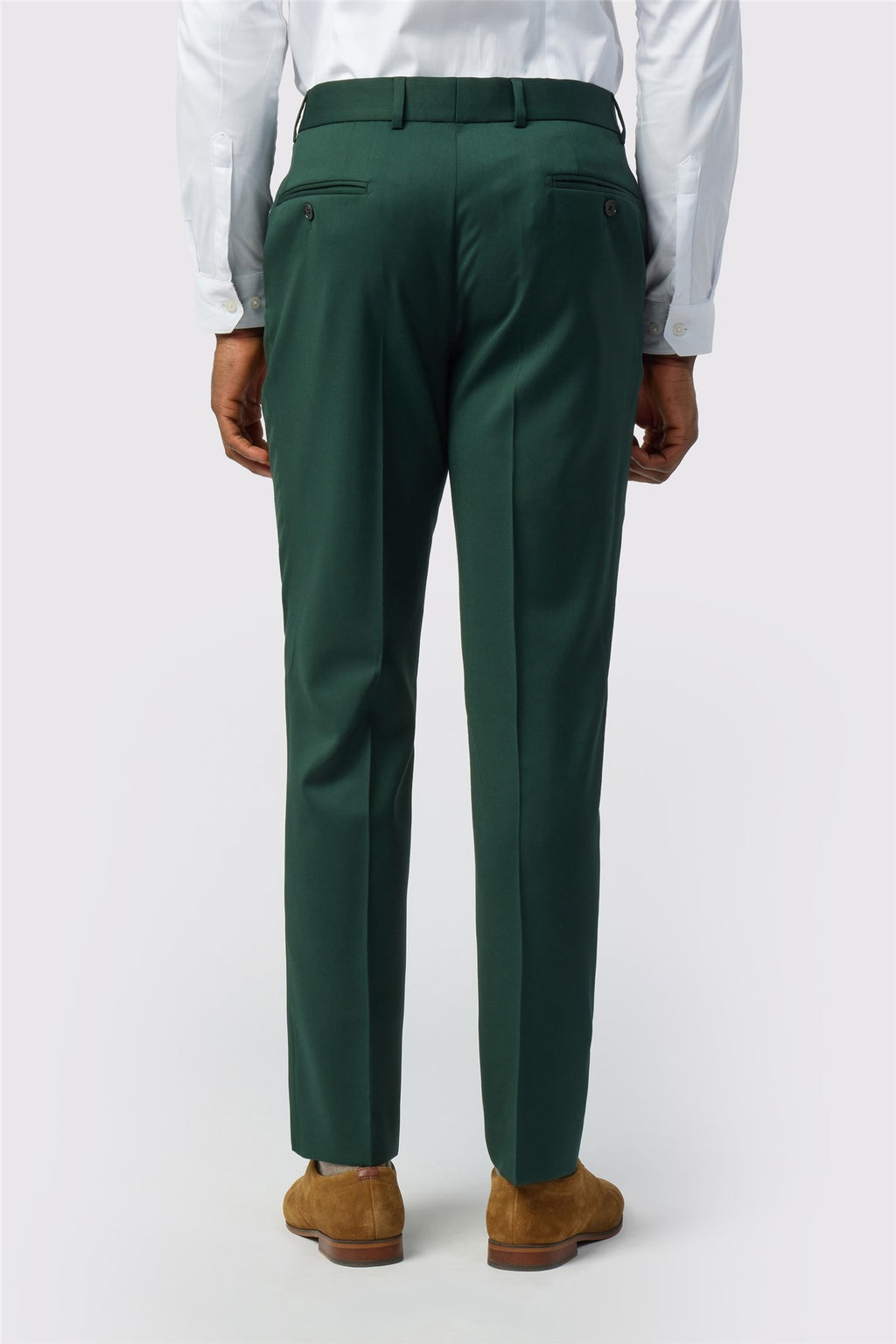 Bespoke Green Men's Suit Trousers
