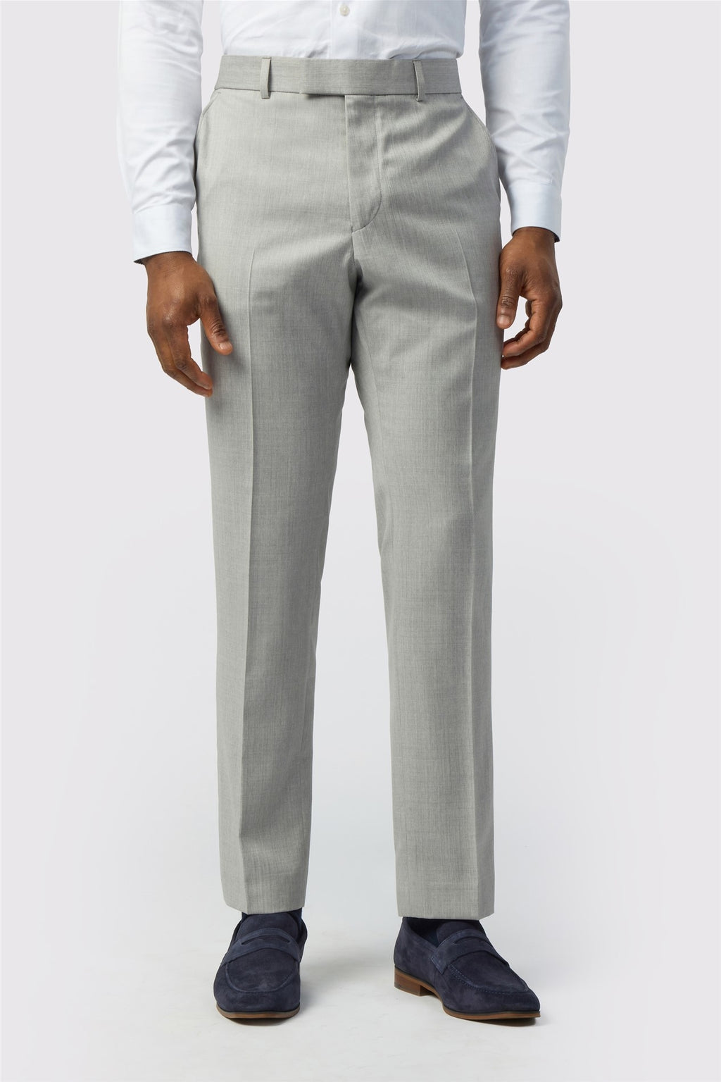Classic Gray Men's Suit Trousers