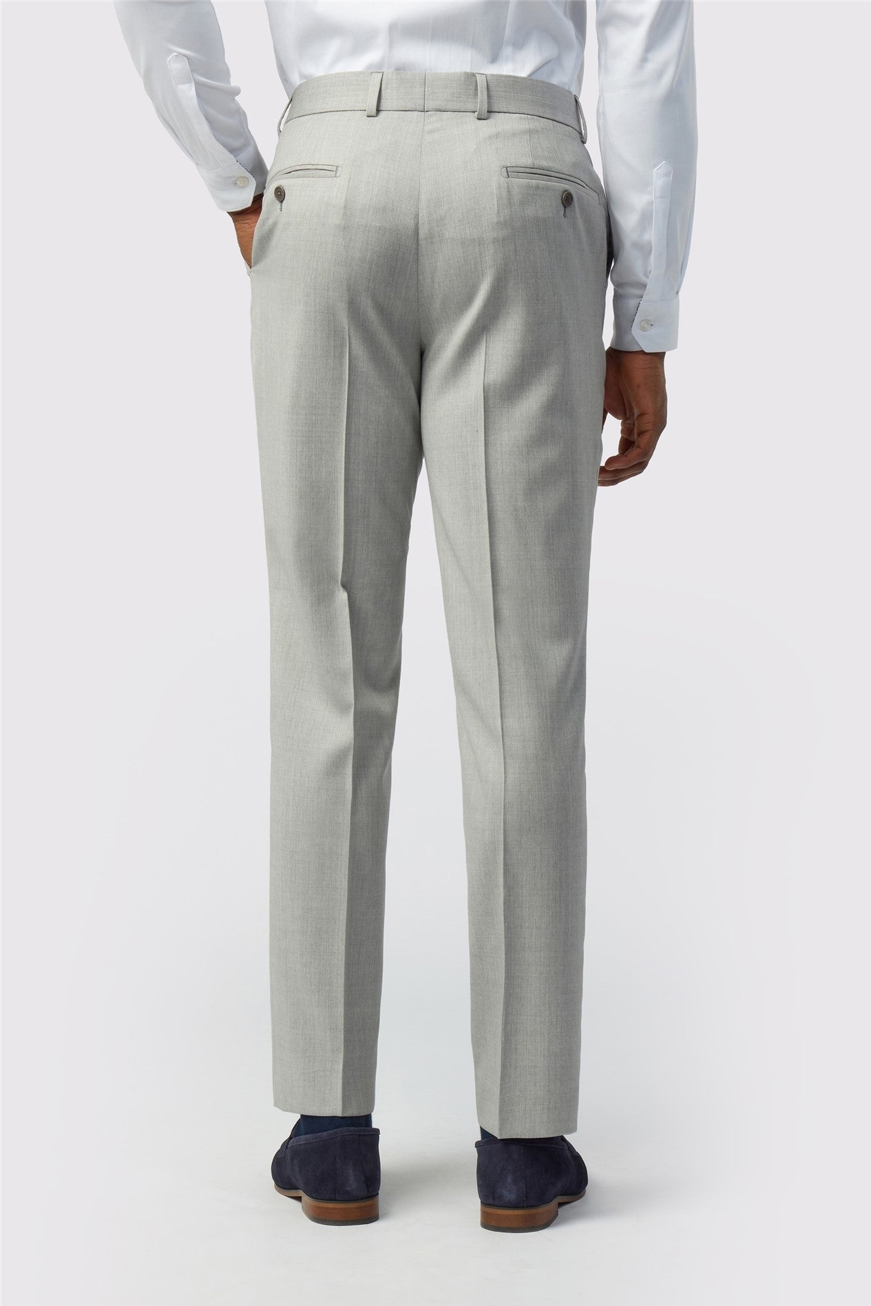 Classic Gray Men's Suit Trousers Secondary image