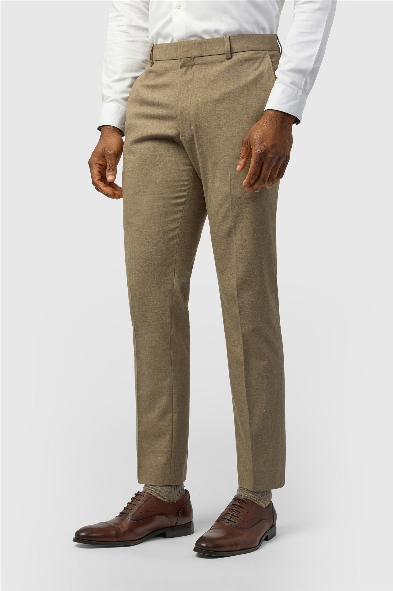 Chic Taupe Men's Suit Trousers Main image