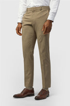 Chic Taupe Men's Suit Trousers