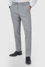 Modern Gray Check Men's Suit Trousers