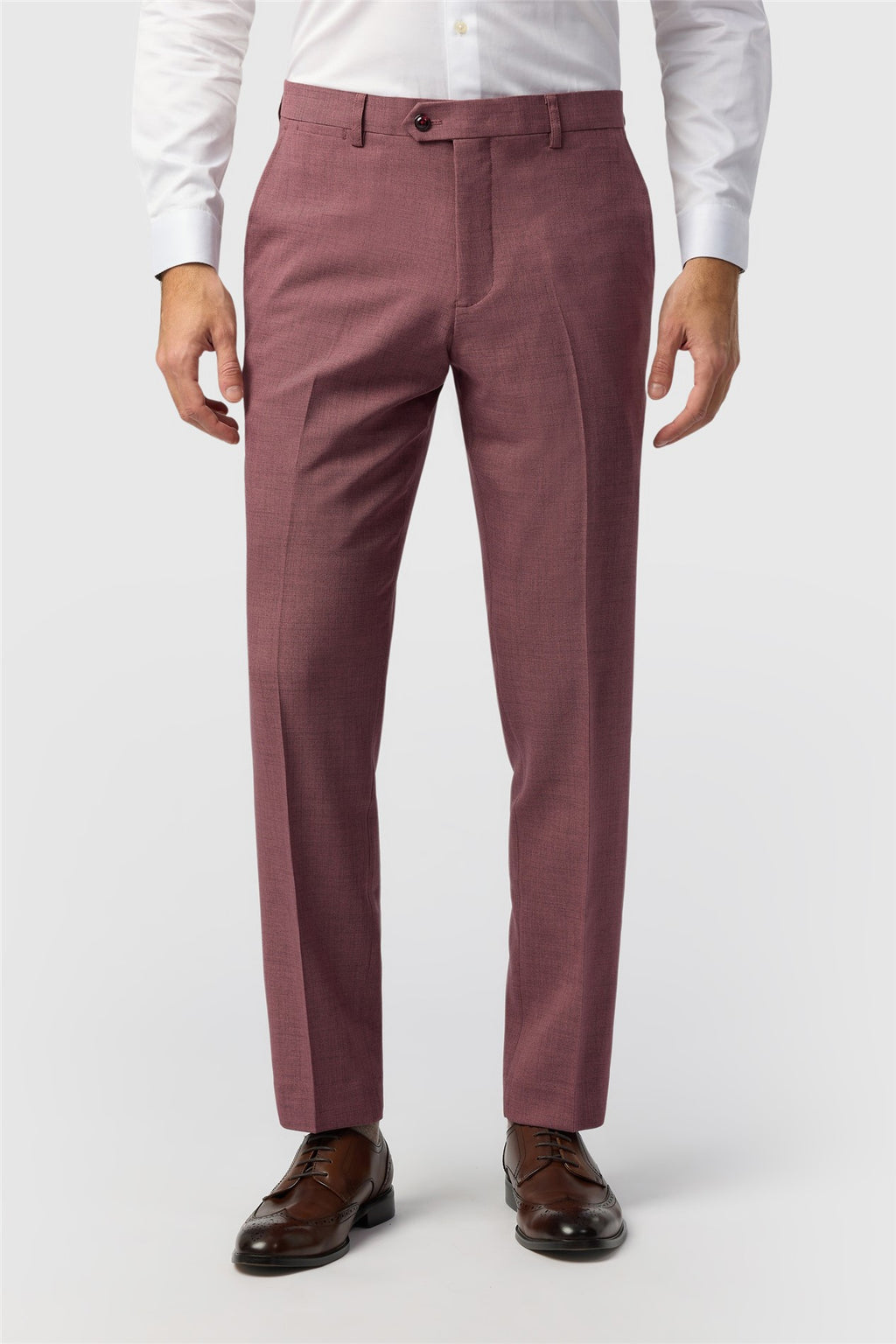 Charming Mauve Men's Suit Trousers