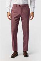 Charming Mauve Men's Suit Trousers