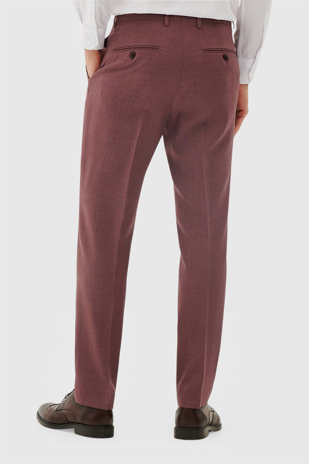 Charming Mauve Men's Suit Trousers