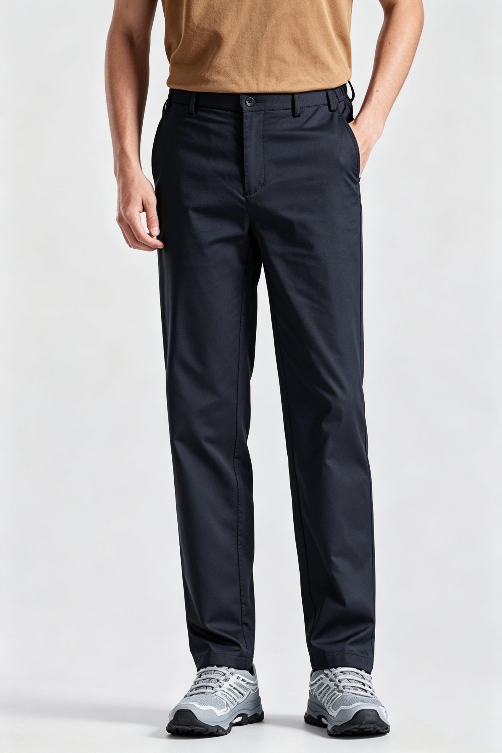 Black Casual Men's Trousers Main image
