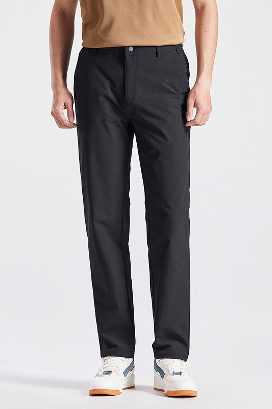 High-End Black Casual Trousers For Men Main image