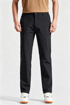 High-End Black Casual Trousers For Men