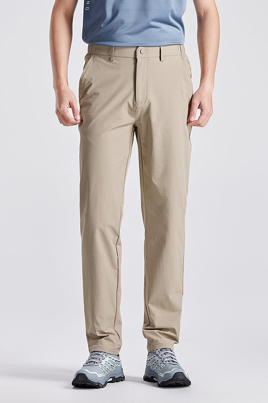 High-End Khaki Casual Trousers For Men Main image