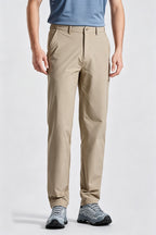 High-End Khaki Casual Trousers For Men