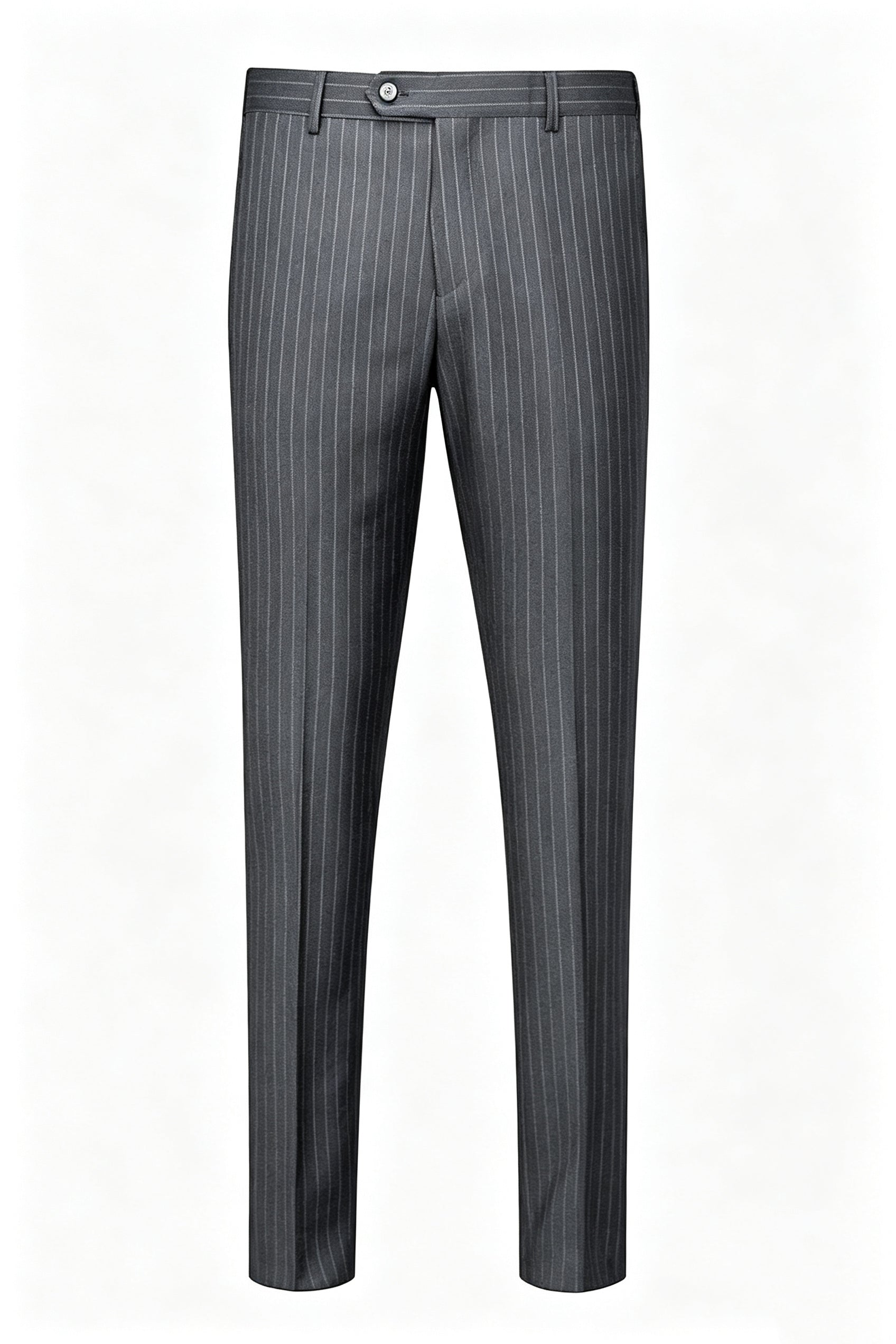 Gray Striped Men's Suit Trousers Secondary image
