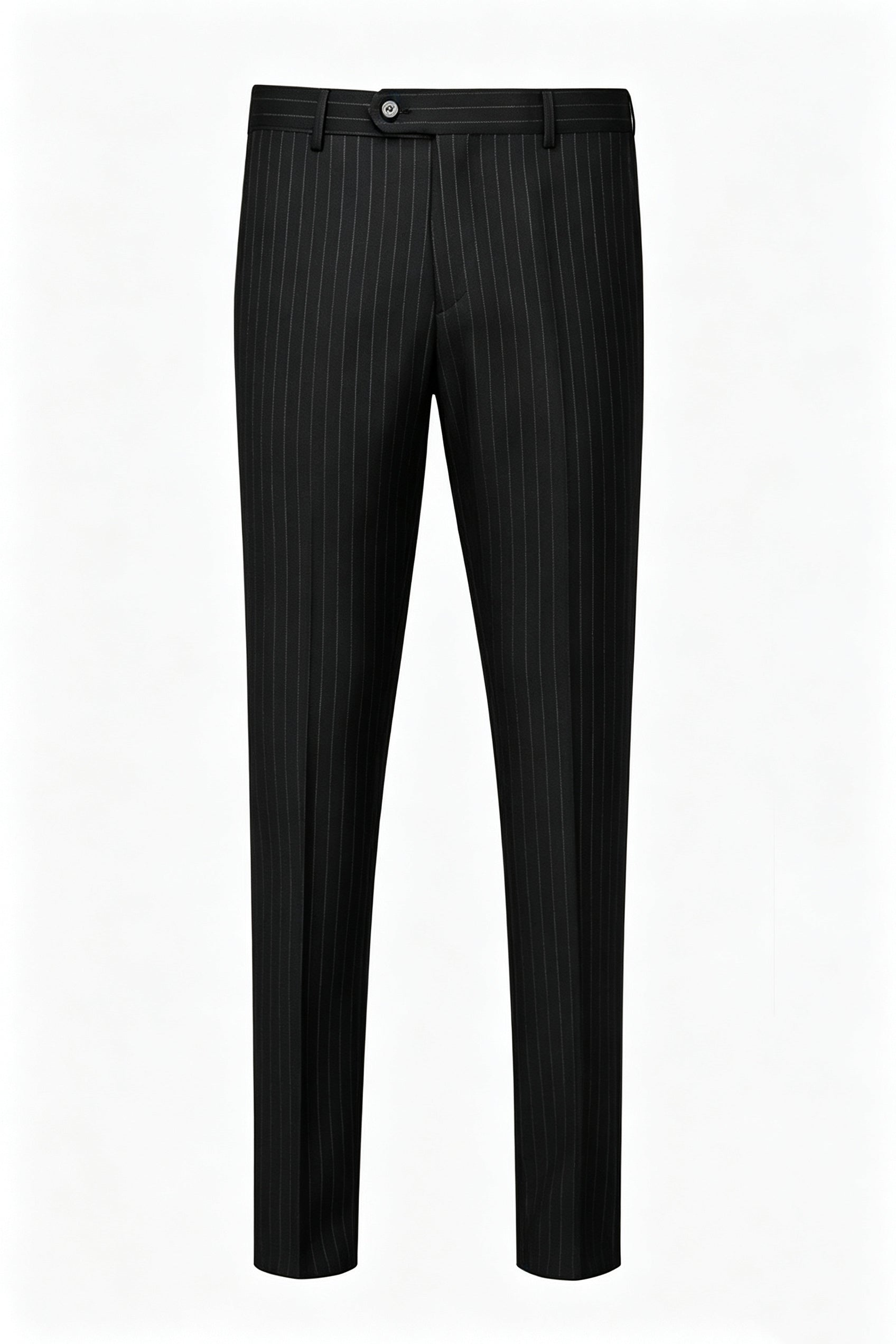 Black Striped Men's Suit Trousers Secondary image